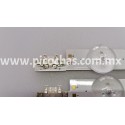 Kit 6 Tiras Led Samsung ORIGINALES 2014svs50_3228 | Un50j5300 / J5350 image