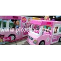Barbie Dreamcamper Auto Choche Casa Lancha Tobogan 3 En 1 60 piezas