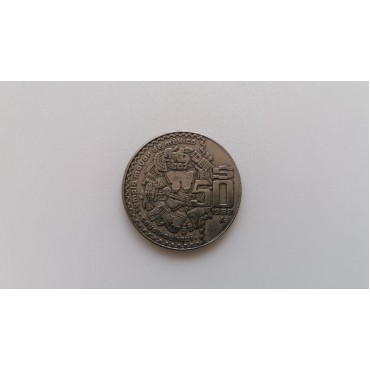 Moneda Antigua De $50 Pesos Mexicanos Del Año (1982)