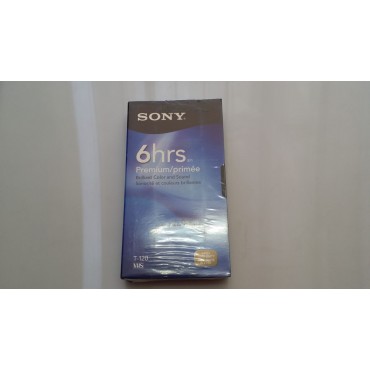 Casetes Vhs Sony 12t120vr 120-minutos Premium 